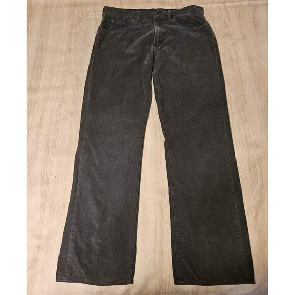 J Crew Corduroy Pants Mens 34 x 32 Straight Leg Gray Pants Vintage Cord Style - Picture 1 of 8